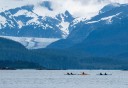 Photo of Paddle with Whales Kayak Glacier in Background